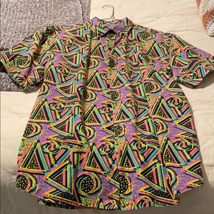 Vintage short sleeve button up